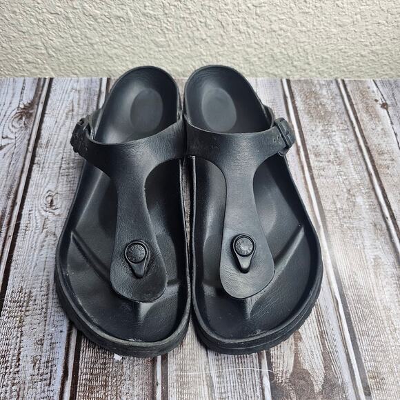 Birkenstock Gizeh eva black thong slide sandals size 40 beach pool shoes - Picture 5 of 7